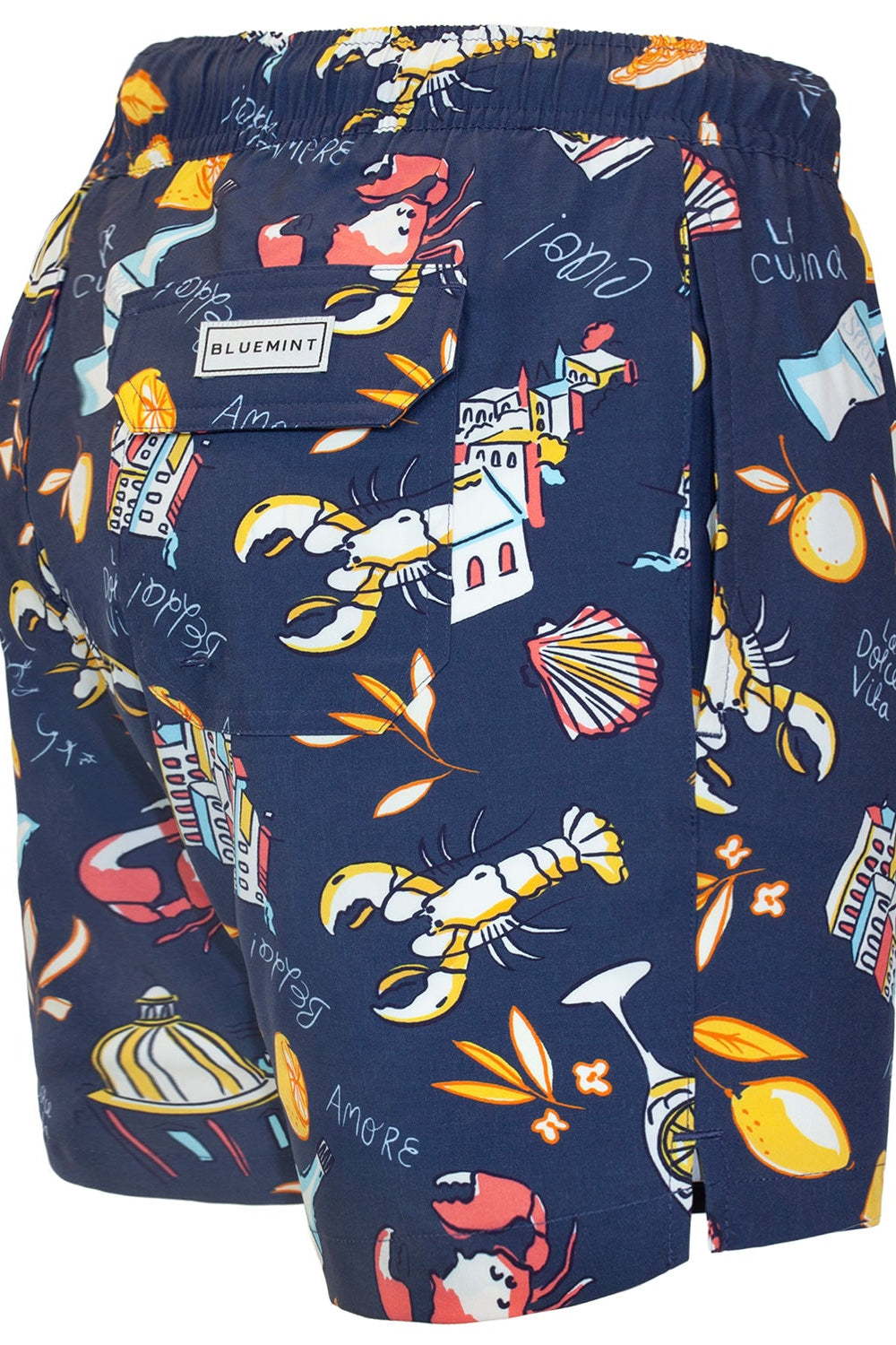 Arthus Spaghetti Swim Shorts Navy