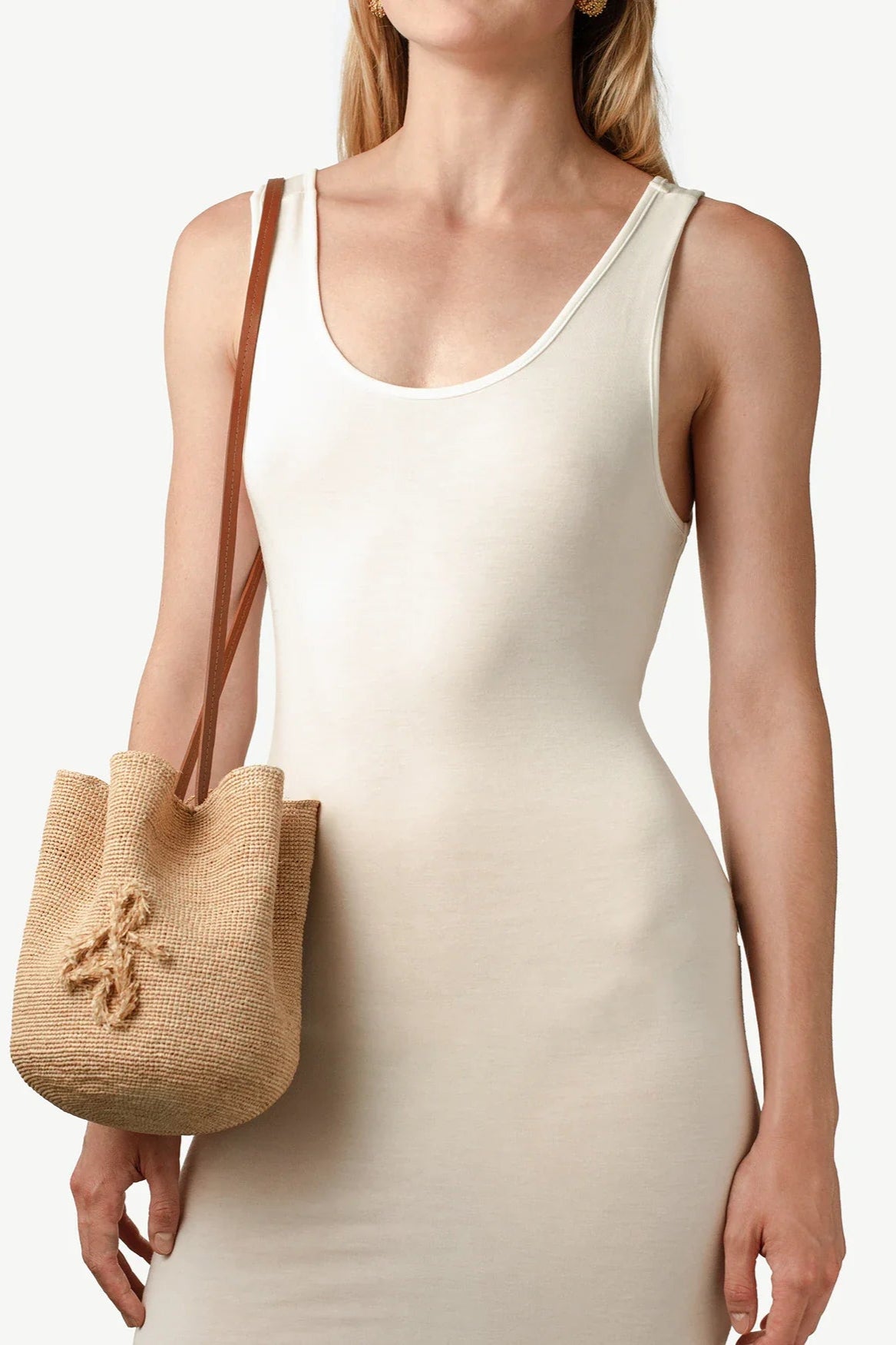 The HatBag, Natural Straw/Brown
