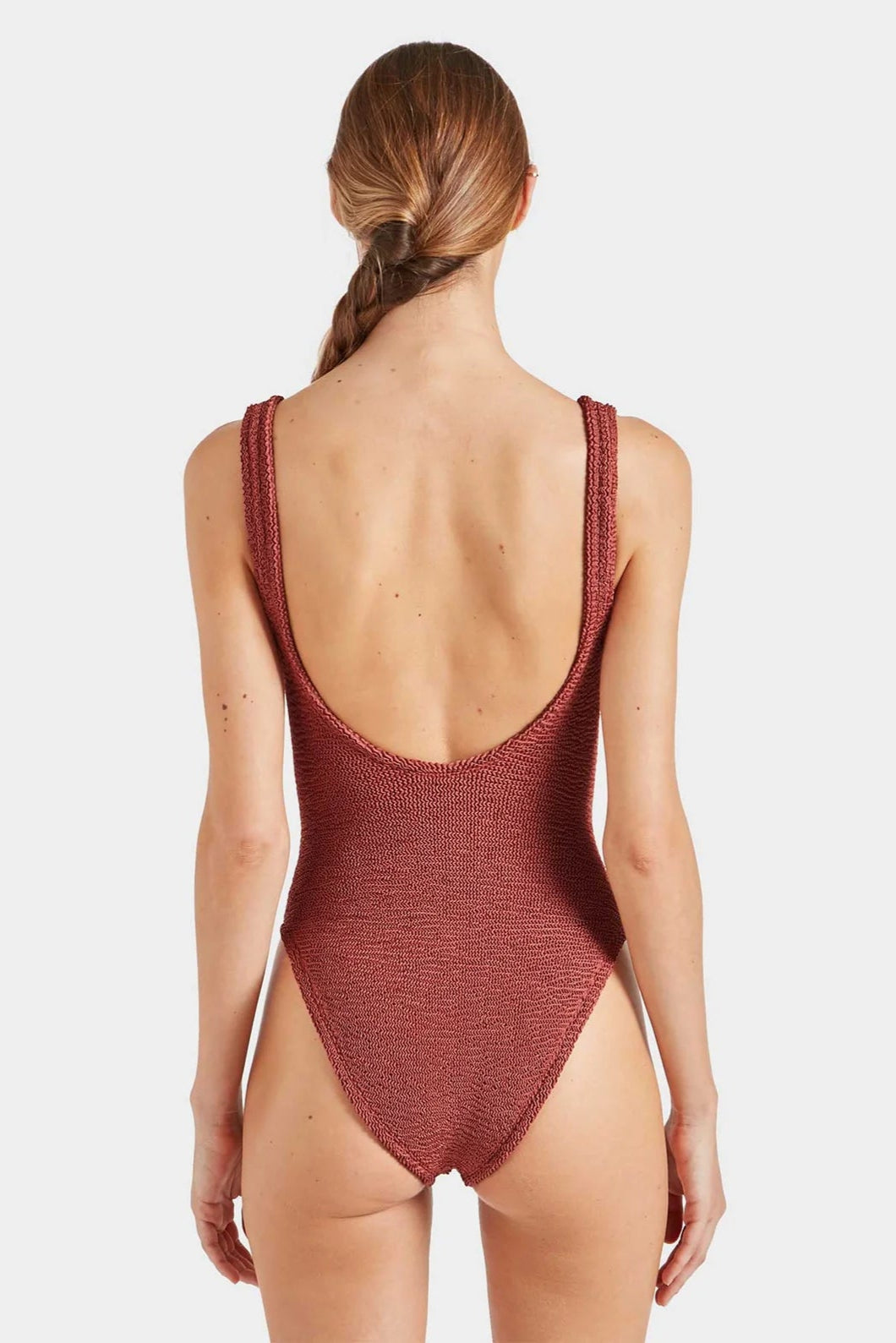 Celine Swim Metallic Rosewood