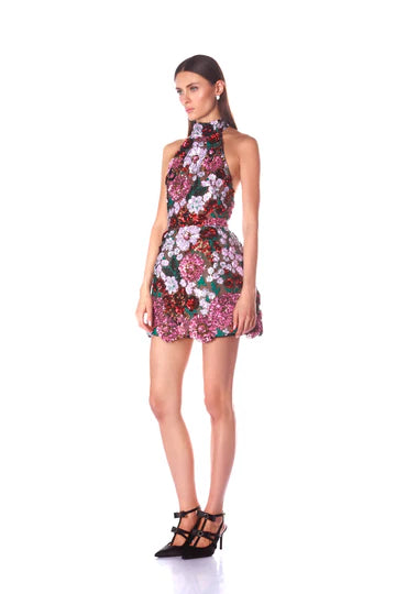 Deirdre Pink Multi Mini Dress
