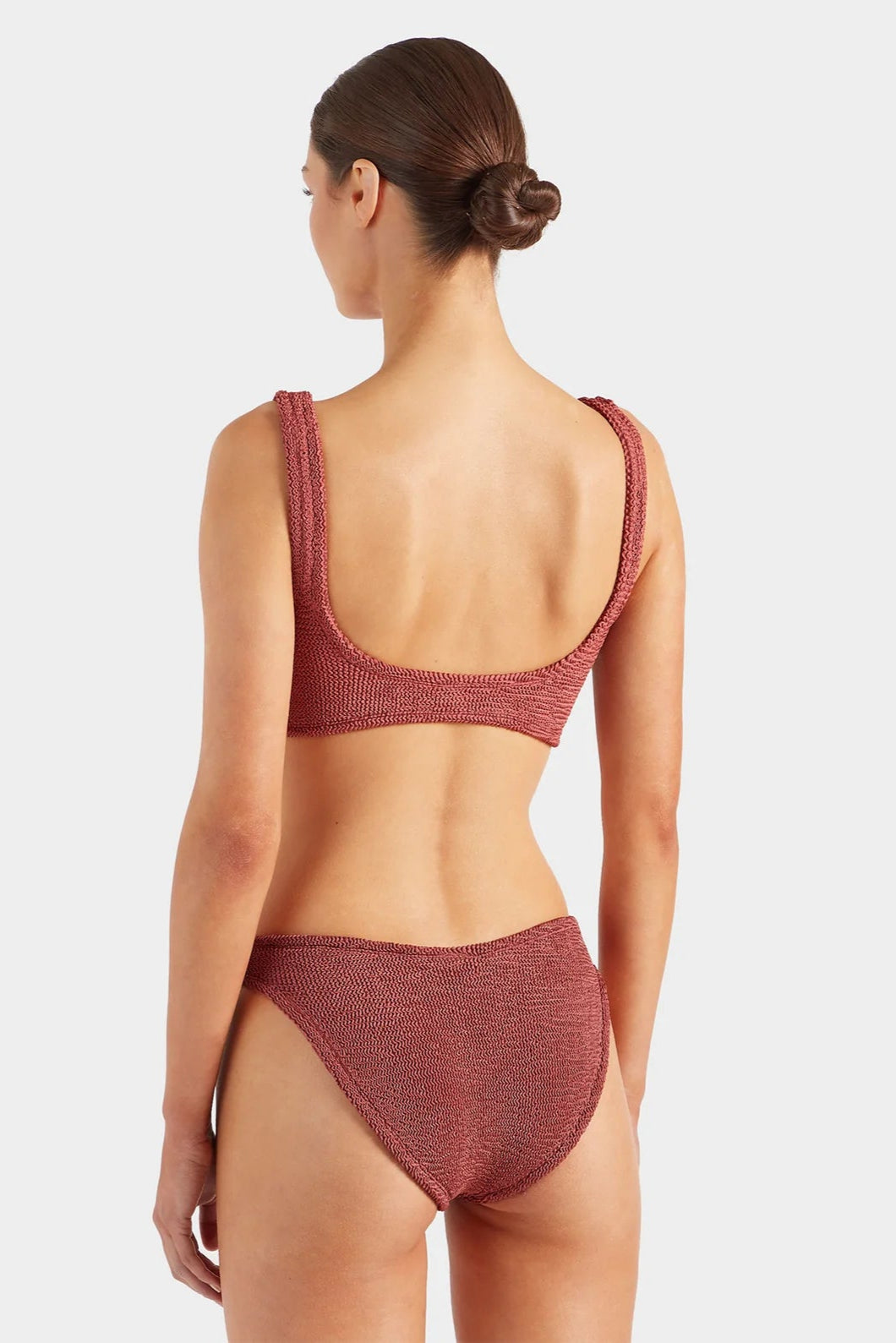 Julia Bikini Metallic Rosewood