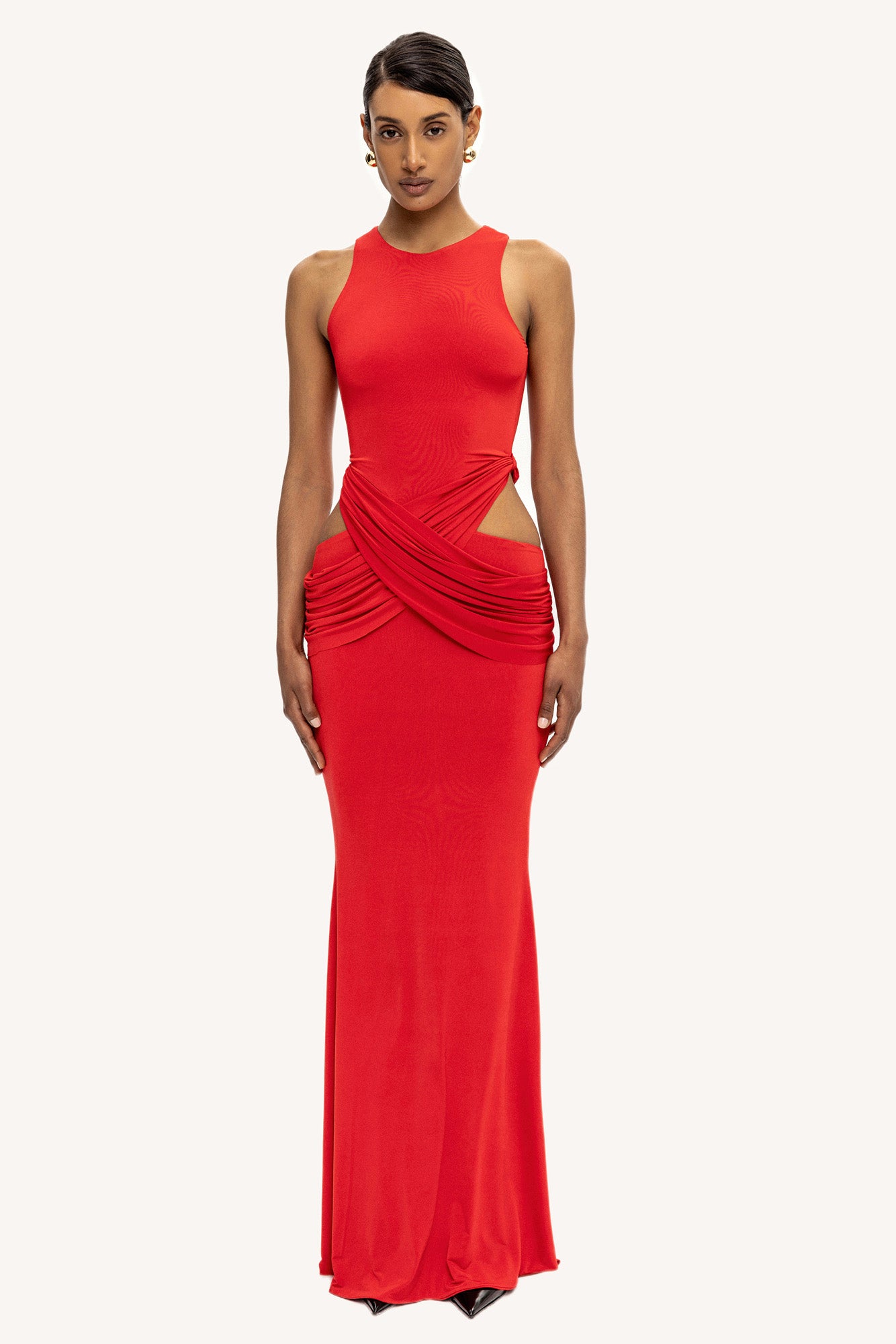 Magda Dress Red