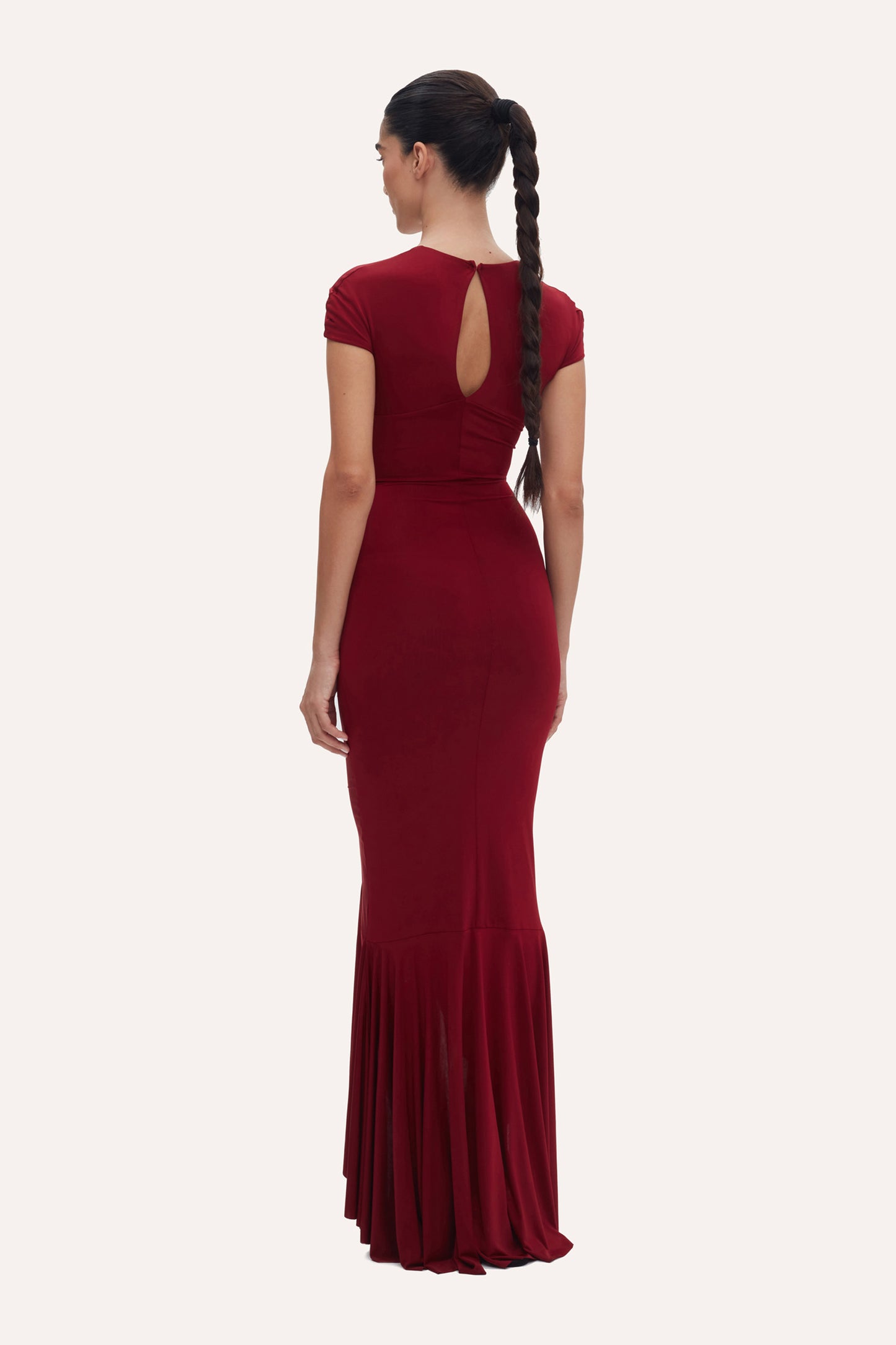 Noella Dress Bordeaux