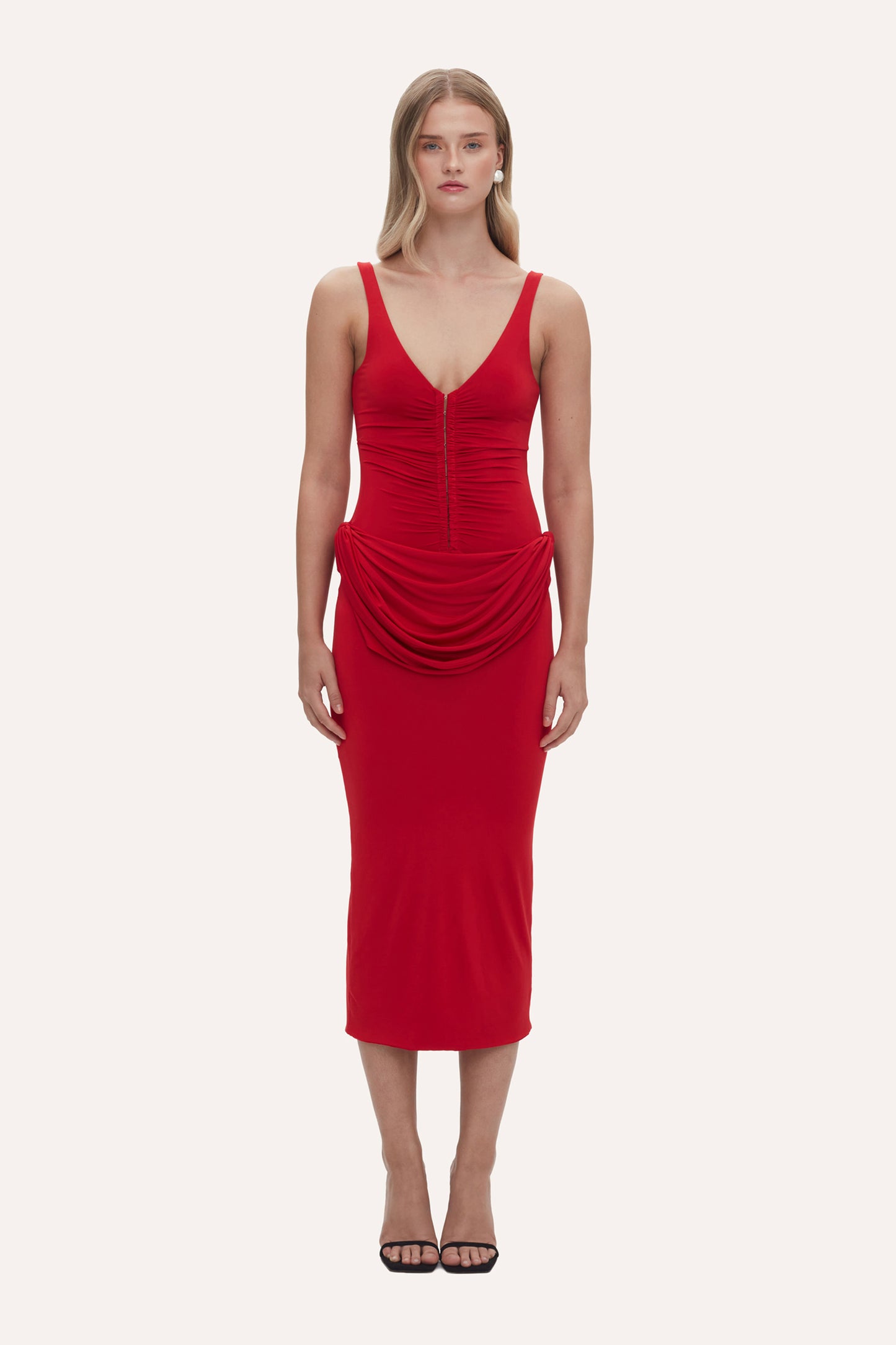 Reina Dress Red